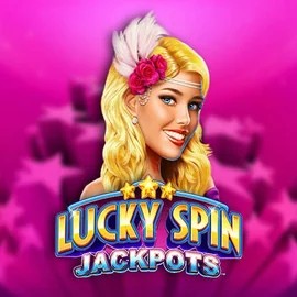 Lucky Spin Jackpots slot logo by Novomatic at OnlySpins Casino