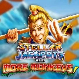 Play the Stellar Jackpots with More Monkeys slot by Lightning Box Game on OnlySpins Casino