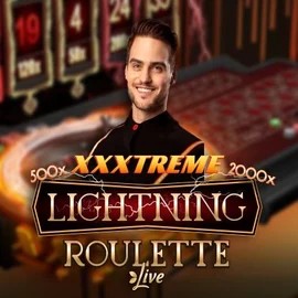 XXXtreme Lightning Roulette online game logo by Evolution on onlyspinscasino.org.pl